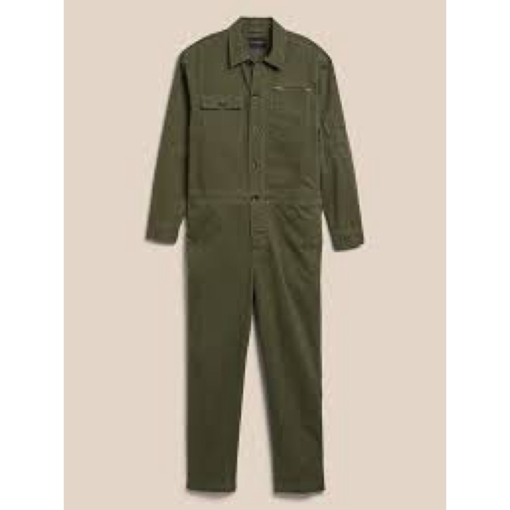 BANANA REPUBLIC Camo Green Explorer Flight Suit XLT